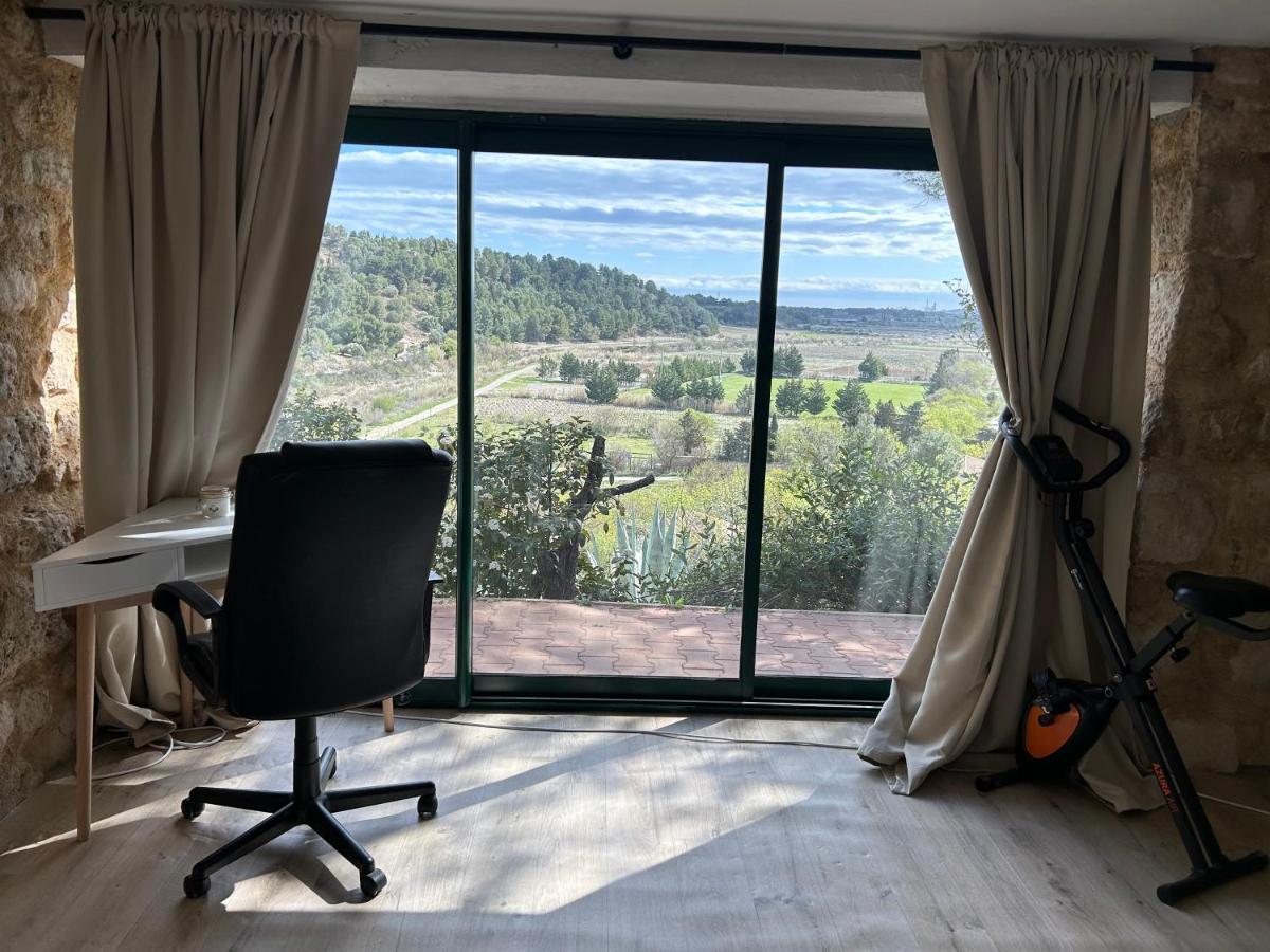 Grand T2 Bis Avec Terrasse Et Vue Apartment Portel-des-Corbieres Luaran gambar